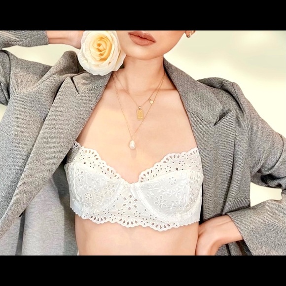 For Love & Lemons Sophie Eyelet Bra - Picture 5 of 10